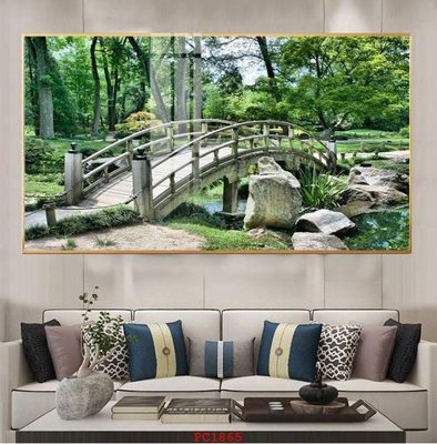 Tải file gốc File tranh phong cảnh thiên nhiên PC1865 (in khổ lớn) không vỡ