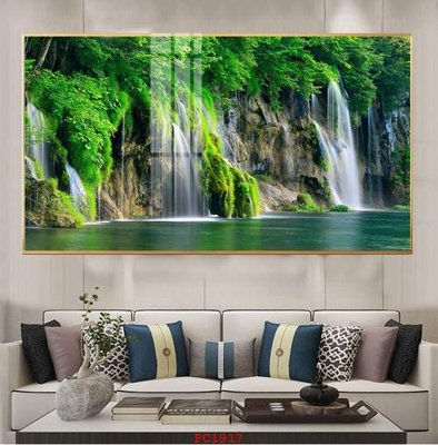 File in mica File tranh phong cảnh thiên nhiên PC1917 (bản gốc) làm vách ngăn