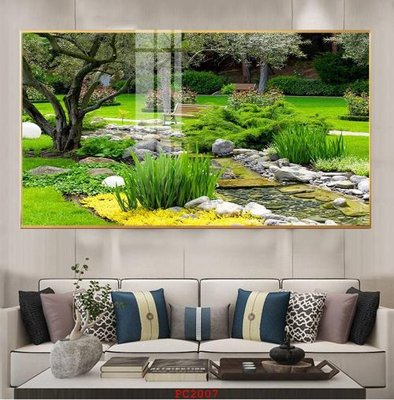 File gốc in ấn File tranh phong cảnh thiên nhiên PC2007 (sẵn sàng tải về)