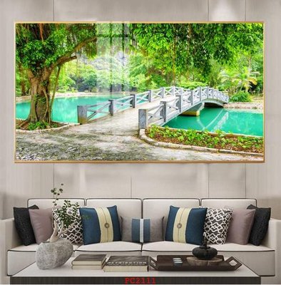 Tải file gốc File tranh phong cảnh thiên nhiên PC2111 (in khổ lớn) không vỡ