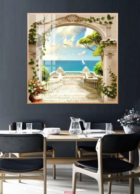 File gốc File tranh phong cảnh thiên nhiên PC2129 (ảnh chi tiết) để in trần