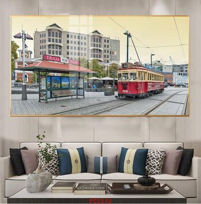 File gốc File tranh phong cảnh thiên nhiên PC2132 (in tráng gương) sang trọng