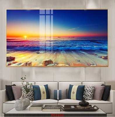 File gốc File tranh phong cảnh thiên nhiên PC2200 (in lụa) tranh mã đáo