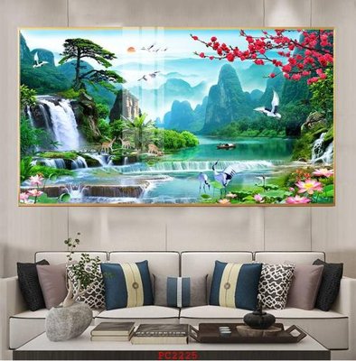 Tải file gốc File tranh phong cảnh thiên nhiên PC2225 (bản PSD) còn layer