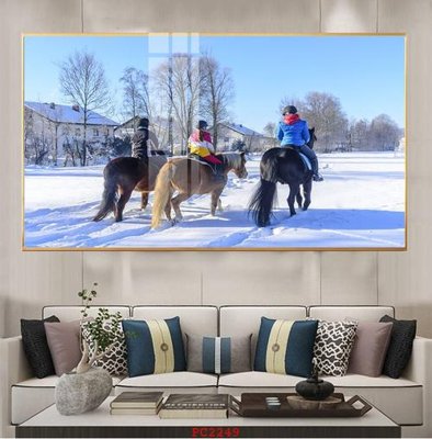 File tranh gốc in trần nhà File tranh phong cảnh thiên nhiên PC2249 3D