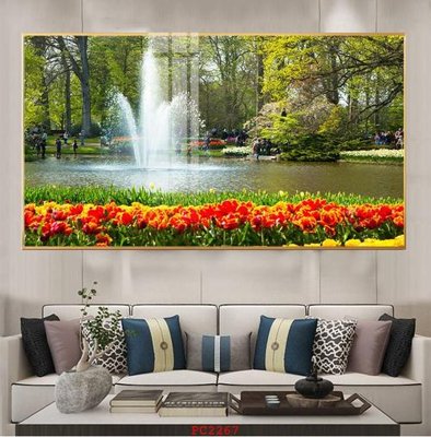 Hình ảnh file gốc File tranh phong cảnh thiên nhiên PC2267 cho in UV