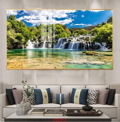 File PSD File tranh phong cảnh thiên nhiên PC2355 (gốc) cho in quảng cáo