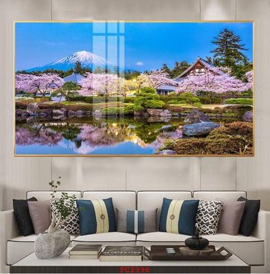 File tranh File tranh phong cảnh thiên nhiên PC2398 (bản gốc) in lụa 5D