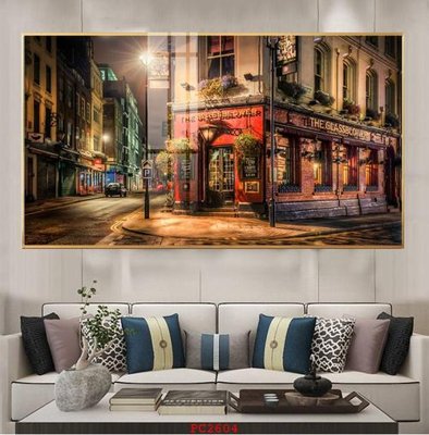 Download file gốc File tranh phong cảnh thiên nhiên PC2604 (in mica) trang trí