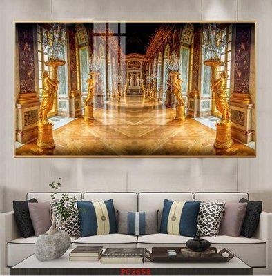 File in trần File tranh phong cảnh thiên nhiên PC2658 (bản gốc) hoa văn