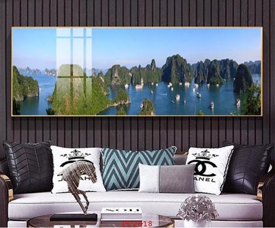 Hình ảnh file gốc in lụa File tranh phong cảnh thiên nhiên PC2818