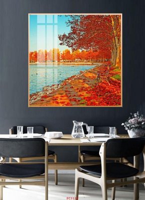 Tải file gốc in lụa File tranh phong cảnh thiên nhiên PC3114 siêu nét