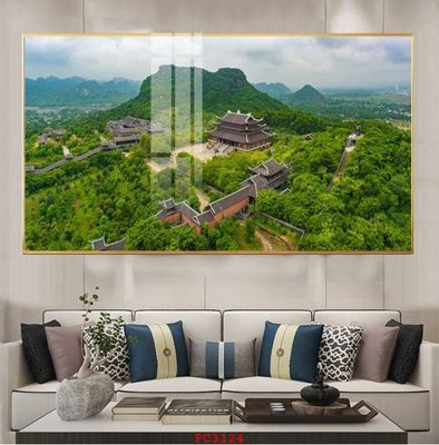 Download file gốc File tranh phong cảnh thiên nhiên PC3124 (in mica) trong suốt