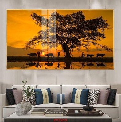 File gốc File tranh phong cảnh thiên nhiên PC3299 (AI/EPS) cho in ấn