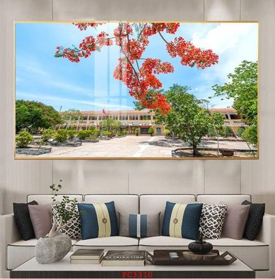 File tranh File tranh phong cảnh thiên nhiên PC3310 (bản gốc) in lụa 3D