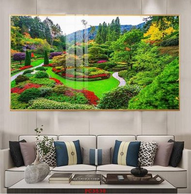 File in ấn File tranh phong cảnh thiên nhiên PC3538 chuyên nghiệp