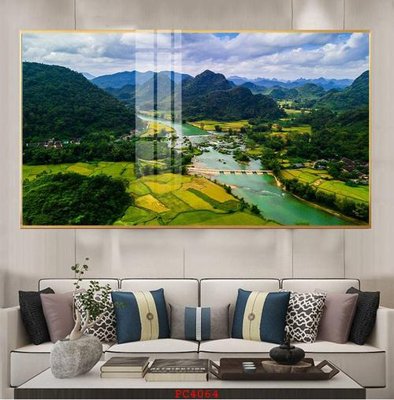 File gốc File tranh phong cảnh thiên nhiên PC4064 (vector) cho in ấn