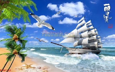 Tải file File tranh phong cảnh thiên nhiên PCN1221 (gốc) làm tranh treo tường