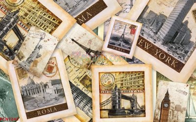 File in mica File tranh phong cảnh thiên nhiên PCN1243 (bản gốc) siêu trong