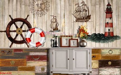 File gốc File tranh phong cảnh thiên nhiên PCN1322 (in 3D) cho trang trí