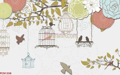 Download file tranh PSD File tranh phong cảnh thiên nhiên PCN1358 để chỉnh sửa