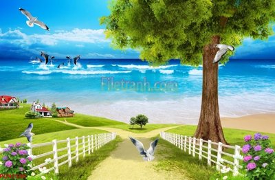 Ảnh mô tả file gốc in mica File tranh phong cảnh thiên nhiên PCN1530