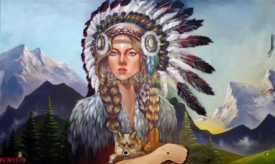 Ảnh gốc File tranh phong cảnh thiên nhiên PCN1578 (độ nét cao) in tráng gương