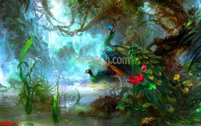 File tranh File tranh phong cảnh thiên nhiên PCN163 (bản gốc) in canvas