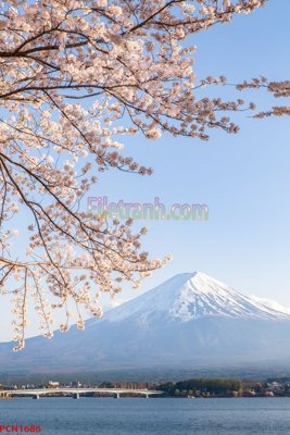 Hình ảnh file gốc File tranh phong cảnh thiên nhiên PCN1686 cho in UV