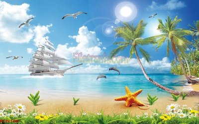 File in ấn File tranh phong cảnh thiên nhiên PCN169 (bản gốc) sắc nét