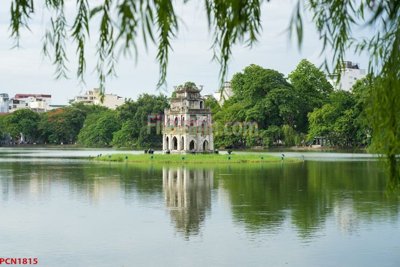 File gốc File tranh phong cảnh thiên nhiên PCN1815 (in lụa) chi tiết cao