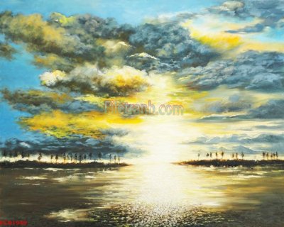 Tải file File tranh phong cảnh thiên nhiên PCN1949 (gốc) làm file thiết kế