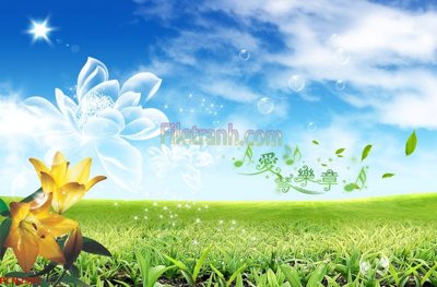 Tải file gốc in lụa File tranh phong cảnh thiên nhiên PCN2392 siêu nét