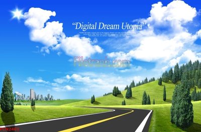 File tranh File tranh phong cảnh thiên nhiên PCN2403 (gốc) in trên kính