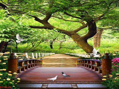 File gốc File tranh phong cảnh thiên nhiên PCN246 (PNG) trong suốt (transparent)