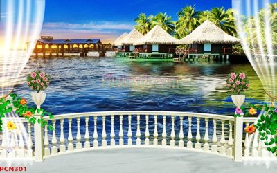 File tranh File tranh phong cảnh thiên nhiên PCN301 (bản gốc) in canvas