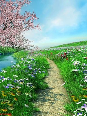 File gốc File tranh phong cảnh thiên nhiên PCN304 (in mica) làm quà tặng