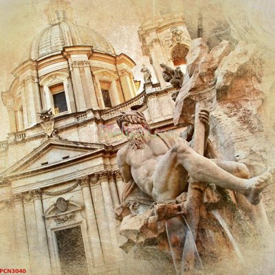 Hình ảnh file gốc in trần nhà File tranh phong cảnh thiên nhiên PCN3040