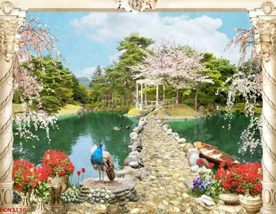 Download file File tranh phong cảnh thiên nhiên PCN3136 (chất lượng in ấn)