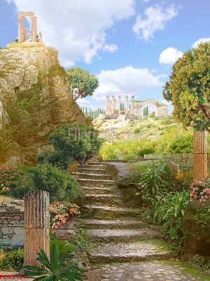 File PSD in ấn File tranh phong cảnh thiên nhiên PCN3154 (chất lượng cao)