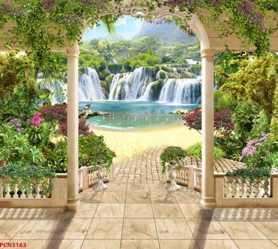 Tải về file tranh gốc File tranh phong cảnh thiên nhiên PCN3163 (để in quảng cáo)