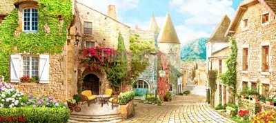 File in lụa File tranh phong cảnh thiên nhiên PCN3185 (hoa văn) File tranh phong cảnh thiên nhiên PCN3185