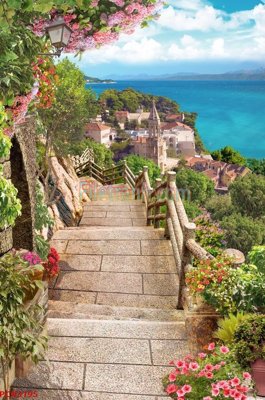 File tranh File tranh phong cảnh thiên nhiên PCN3195 (gốc) in backlit film