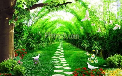 File tranh File tranh phong cảnh thiên nhiên PCN323 (bản gốc) in lụa 5D