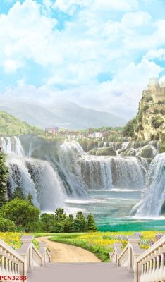 File gốc File tranh phong cảnh thiên nhiên PCN3288 cho in ấn và thiết kế