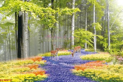 File gốc File tranh phong cảnh thiên nhiên PCN373 (phong cách) cổ điển