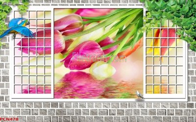 Tải file File tranh phong cảnh thiên nhiên PCN478 (PSD) cho in tranh 3D