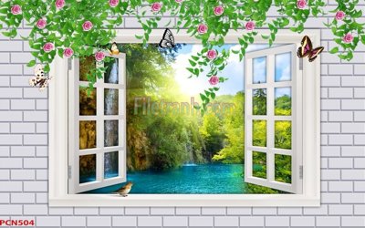 File in lụa File tranh phong cảnh thiên nhiên PCN504 (chất lượng cao) File tranh phong cảnh thiên nhiên PCN504