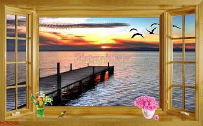 Tải file File tranh phong cảnh thiên nhiên PCN506 (ảnh gốc) file AI/EPS