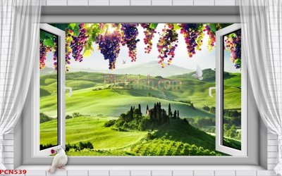 File gốc File tranh phong cảnh thiên nhiên PCN539 (in lụa) tranh thuận buồm